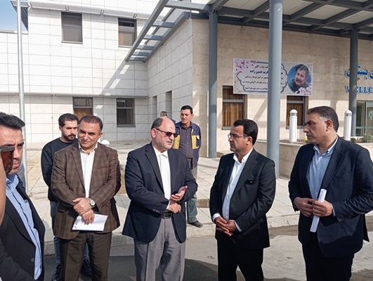 حضور معاون رئیس جمهور و رئیس دانشگاه علوم پزشکی استان در بیمارستان ابن سینا اشنویه