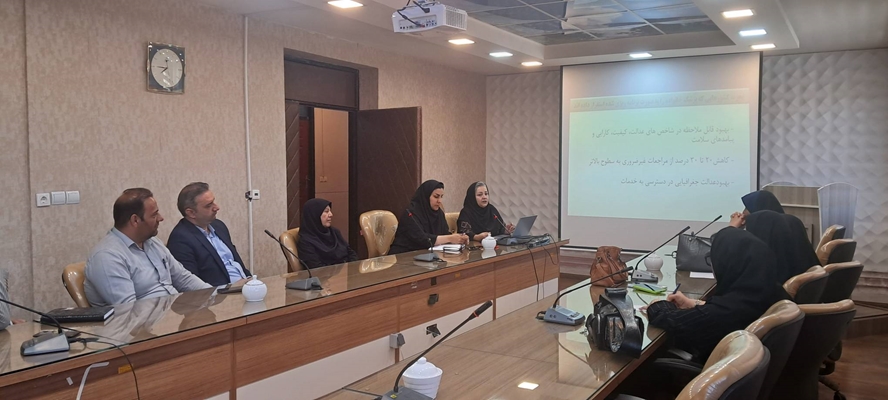 تبیین برنامه پزشکی خانواده و نظام ارجاع در نشست تخصصی رابطین ادارات و سازمان‌های شهرستان نقده